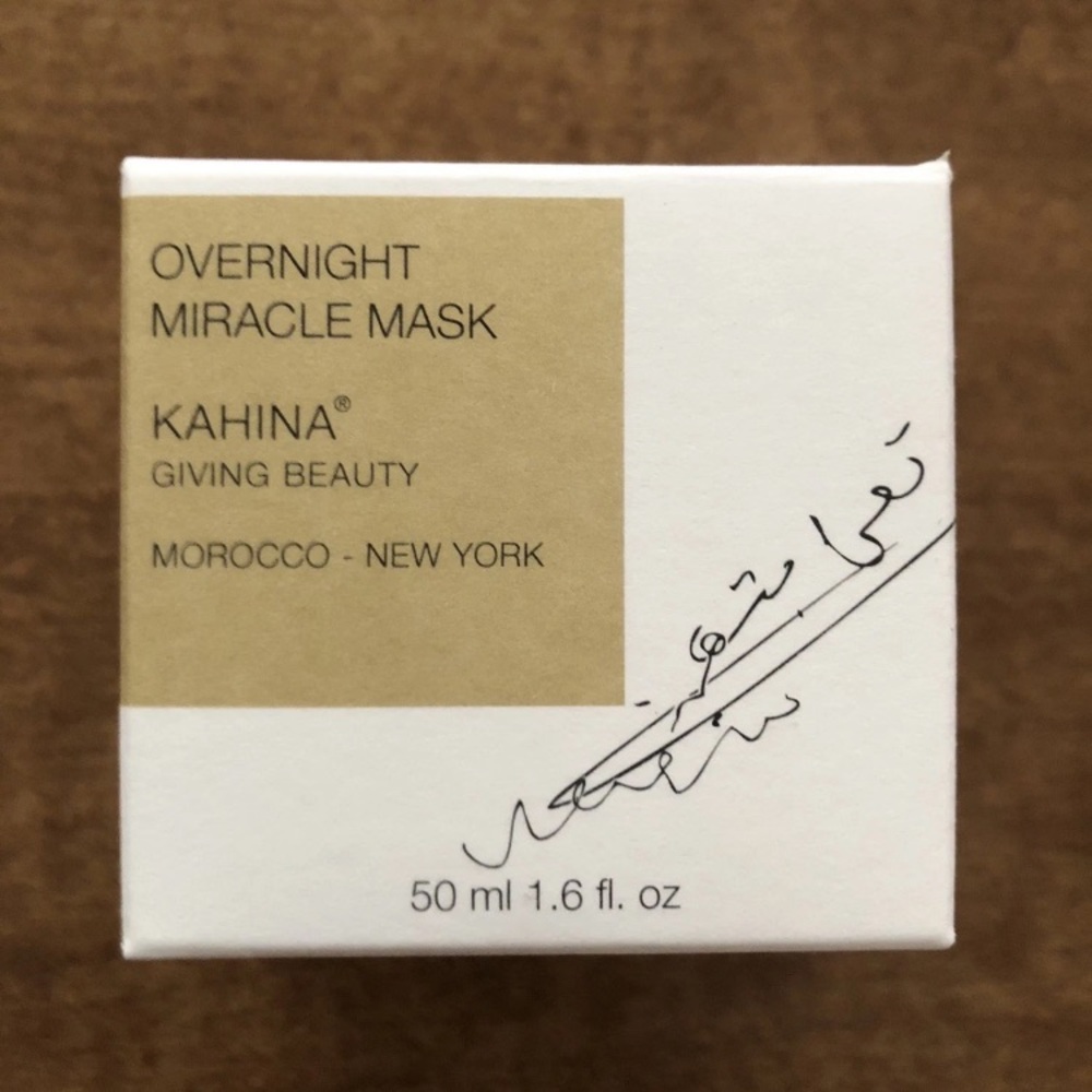 Kahina Giving Beauty Overnight Miracle Mask 1.6 oz 50ml Full Size ~ NIB!! 🧡